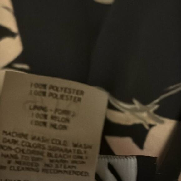 Y2K Floral Dark Romantic Boho Glam Maxi Dress Size 9/10 Wedding Guest Feminine - Picture 8 of 8